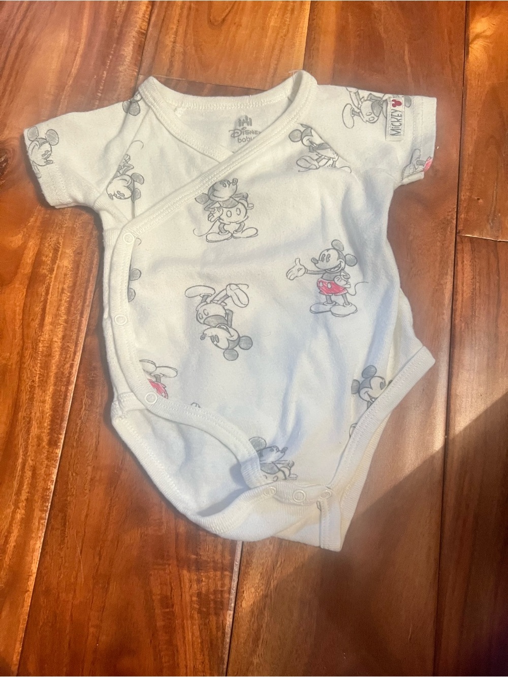 Baby Mickey Mouse onesie. Size 3/6 months